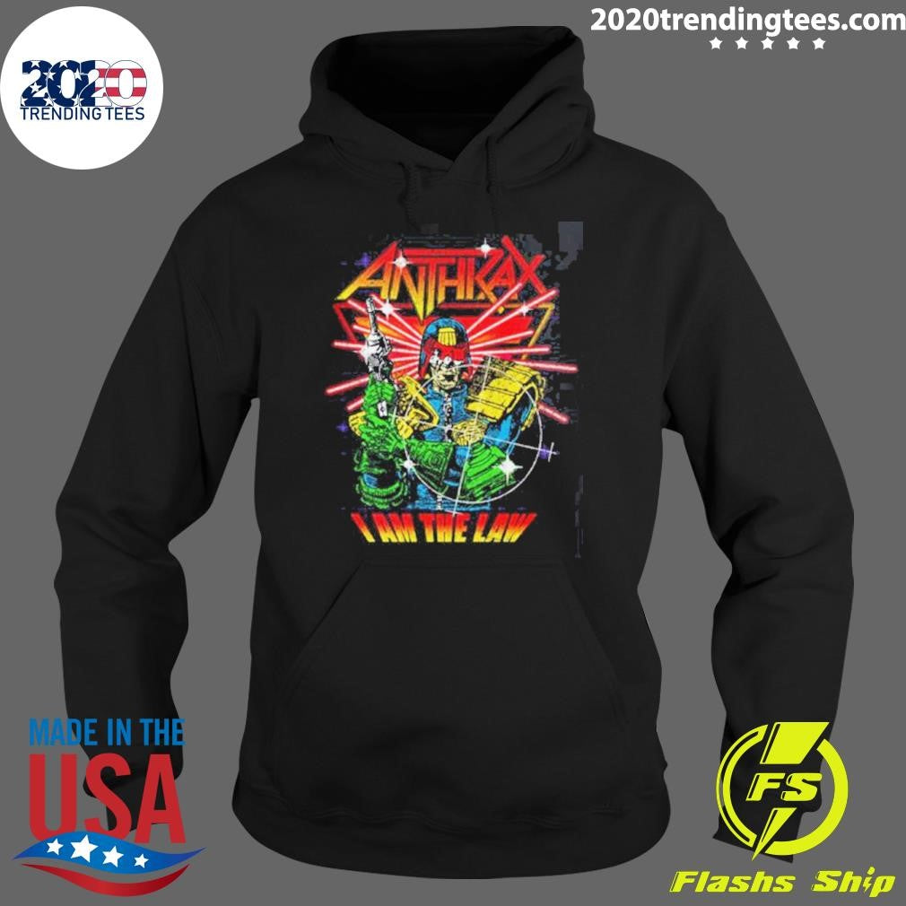 I Am The Law Cyber Judge Anthrax Europe 2026 Shirt