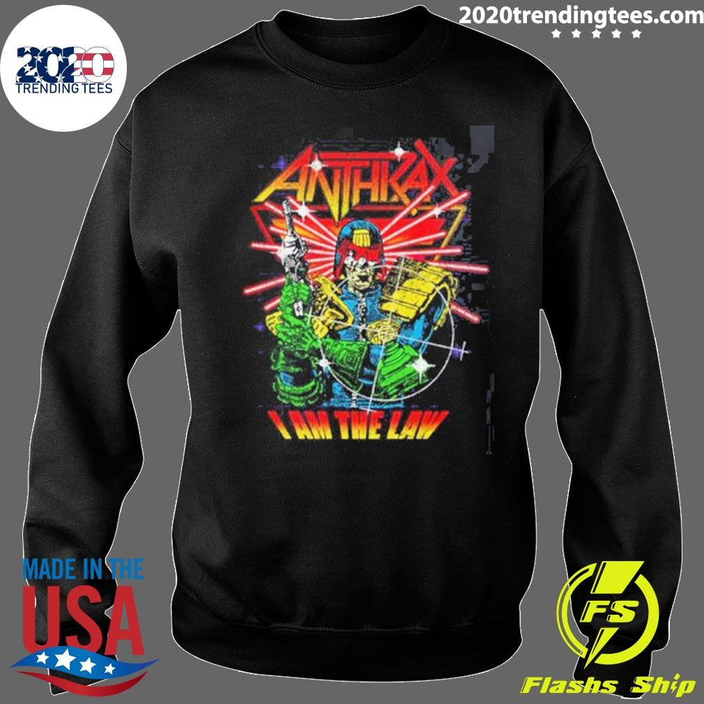 I Am The Law Cyber Judge Anthrax Europe 2026 Shirt