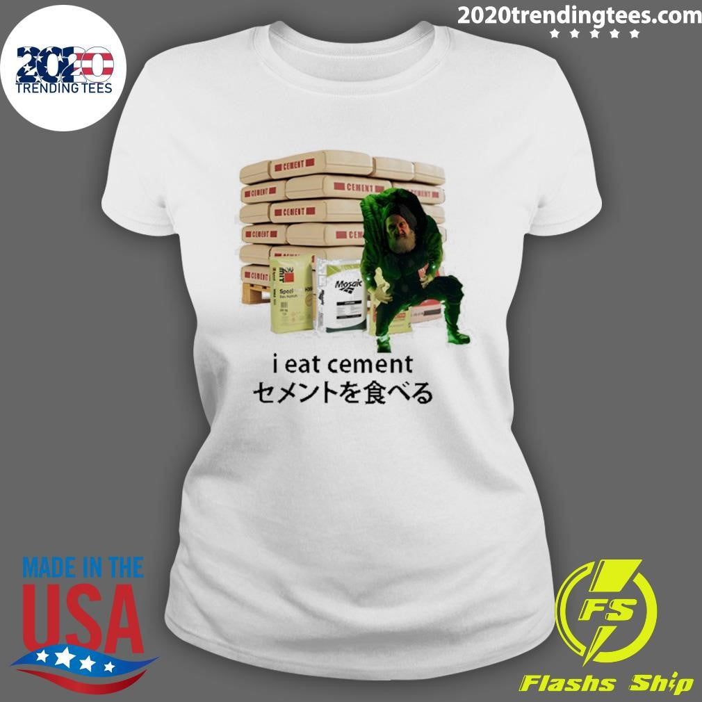 I Eat Cement Surreal Humor Poe’s Favorite Snack Is Cement Shirt