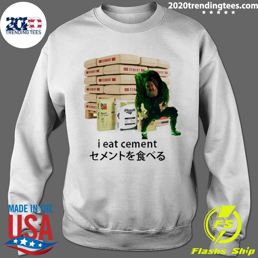 I Eat Cement Surreal Humor Poe’s Favorite Snack Is Cement Shirt