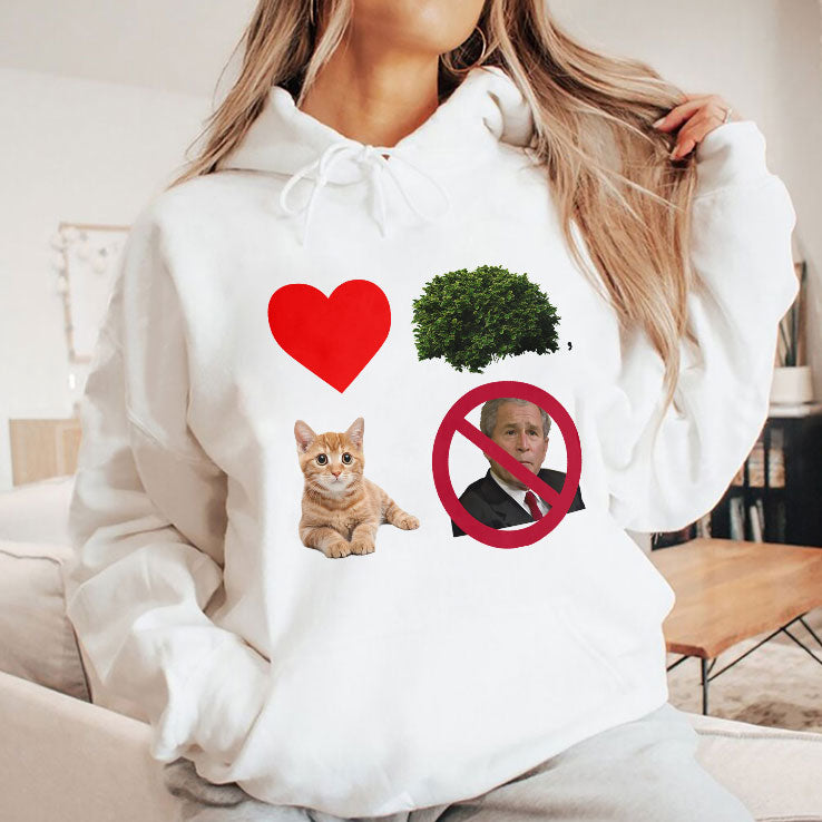 I Heart Bush The Pussy Not The President T Shirt