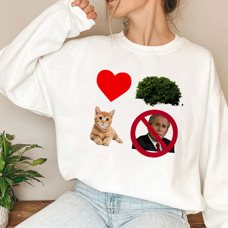 I Heart Bush The Pussy Not The President T Shirt