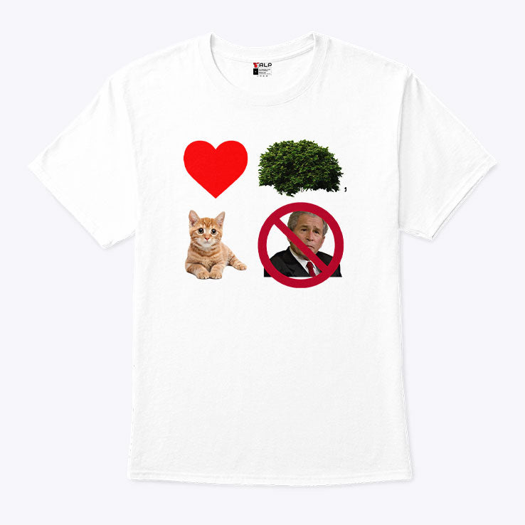 I Heart Bush The Pussy Not The President T Shirt
