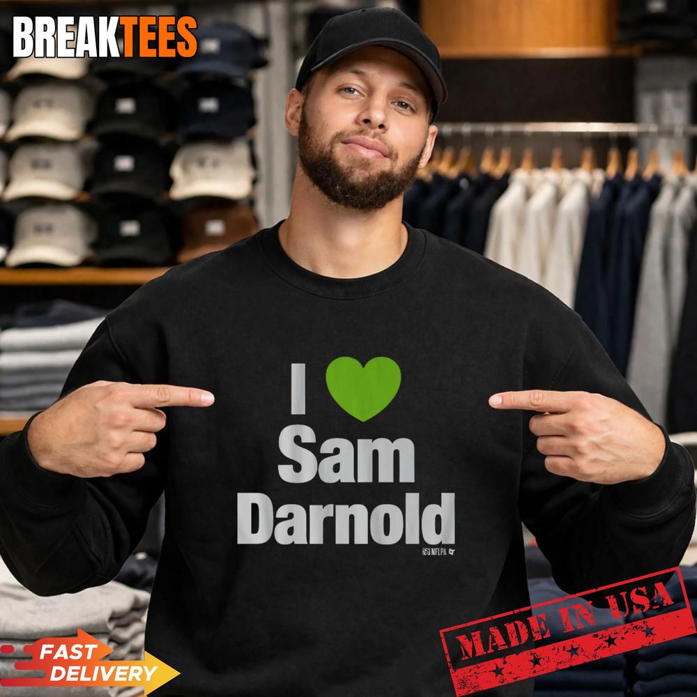 I Heart Sam Darnold Football Fan Shirt