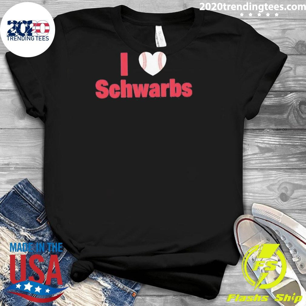 I Heart Schwarbs Kyle Schwarber Philadelphia Baseball Shirt