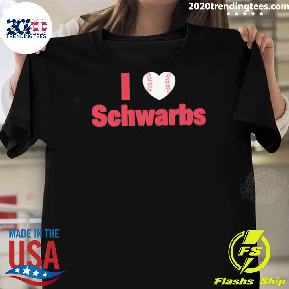 I Heart Schwarbs Kyle Schwarber Philadelphia Baseball Shirt