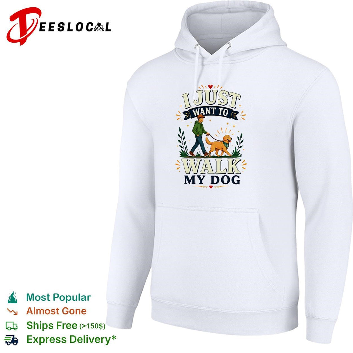I Just Want To Walk My Dog shirt