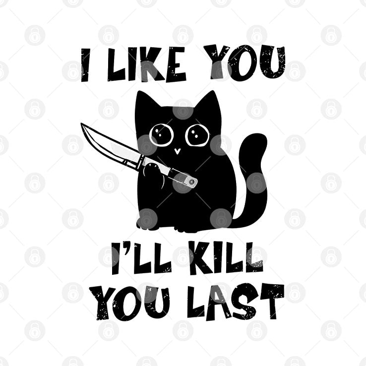 I Like You I’ll Kill You Last Cat T Shirt