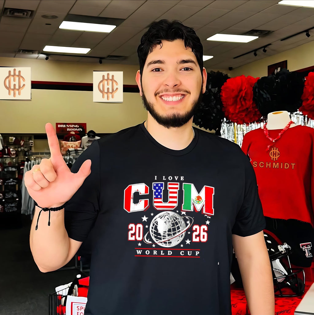 I Love Cum 2026 World Cup Canada USA Mexico shirt