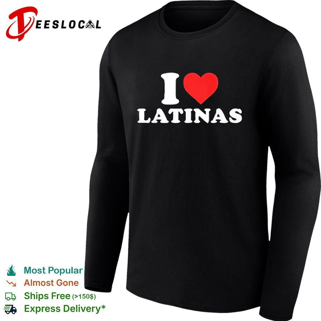 I Love Latinas Heart Minimalist shirt
