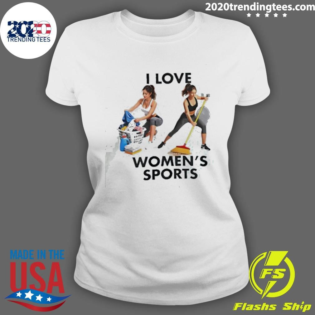 I Love Women’s Sports Graphic Shirt
