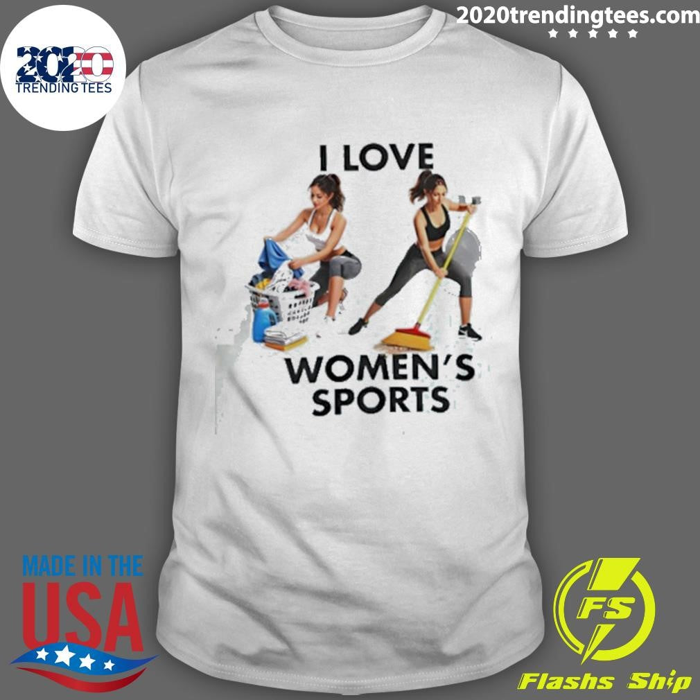 I Love Women’s Sports Graphic Shirt