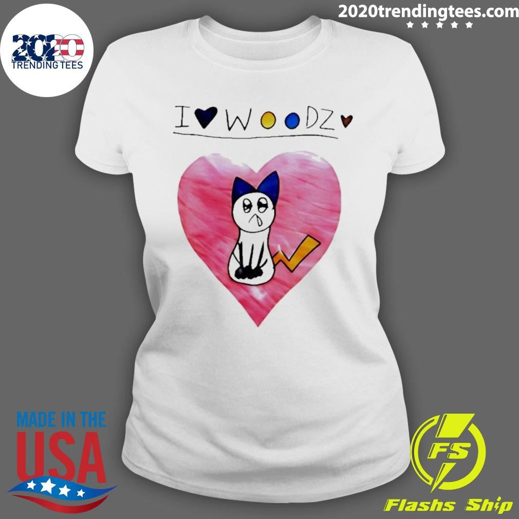 I Love Woodz Cat Shirt