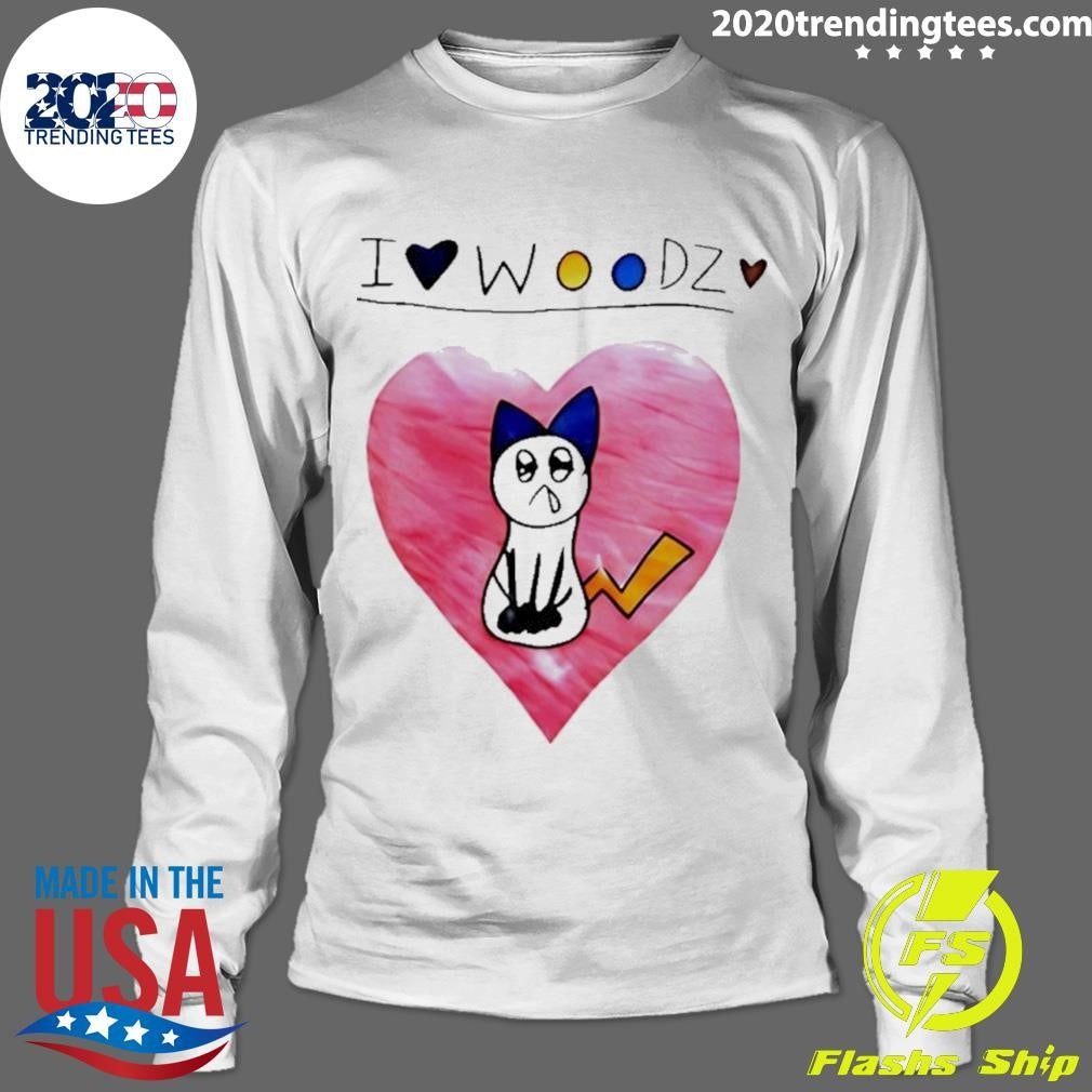 I Love Woodz Cat Shirt