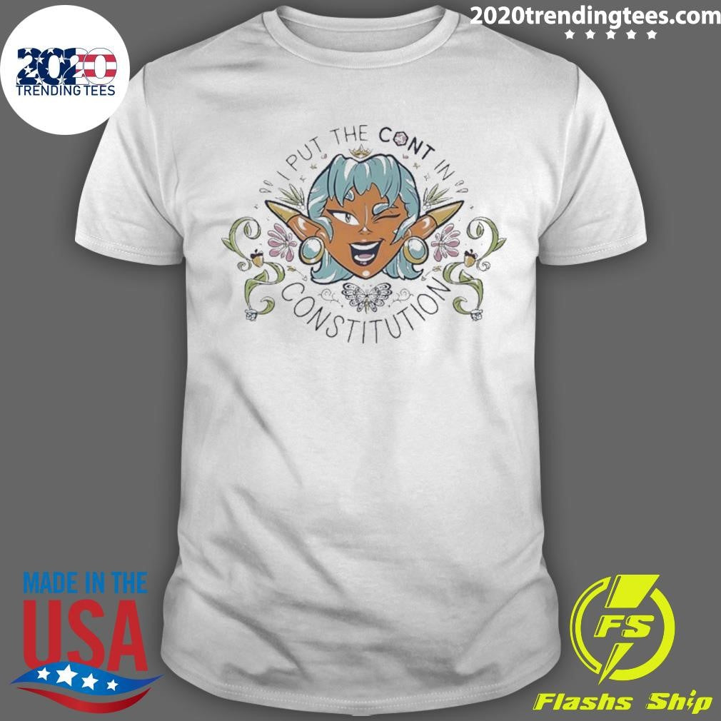 I Put The Cont In Constitution Shirt