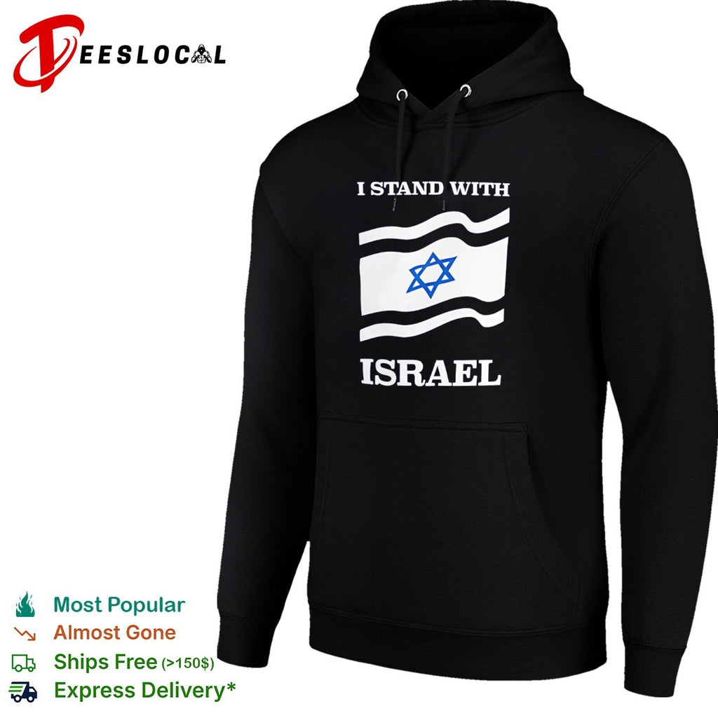I Stand With Israel Waving Flag shirt