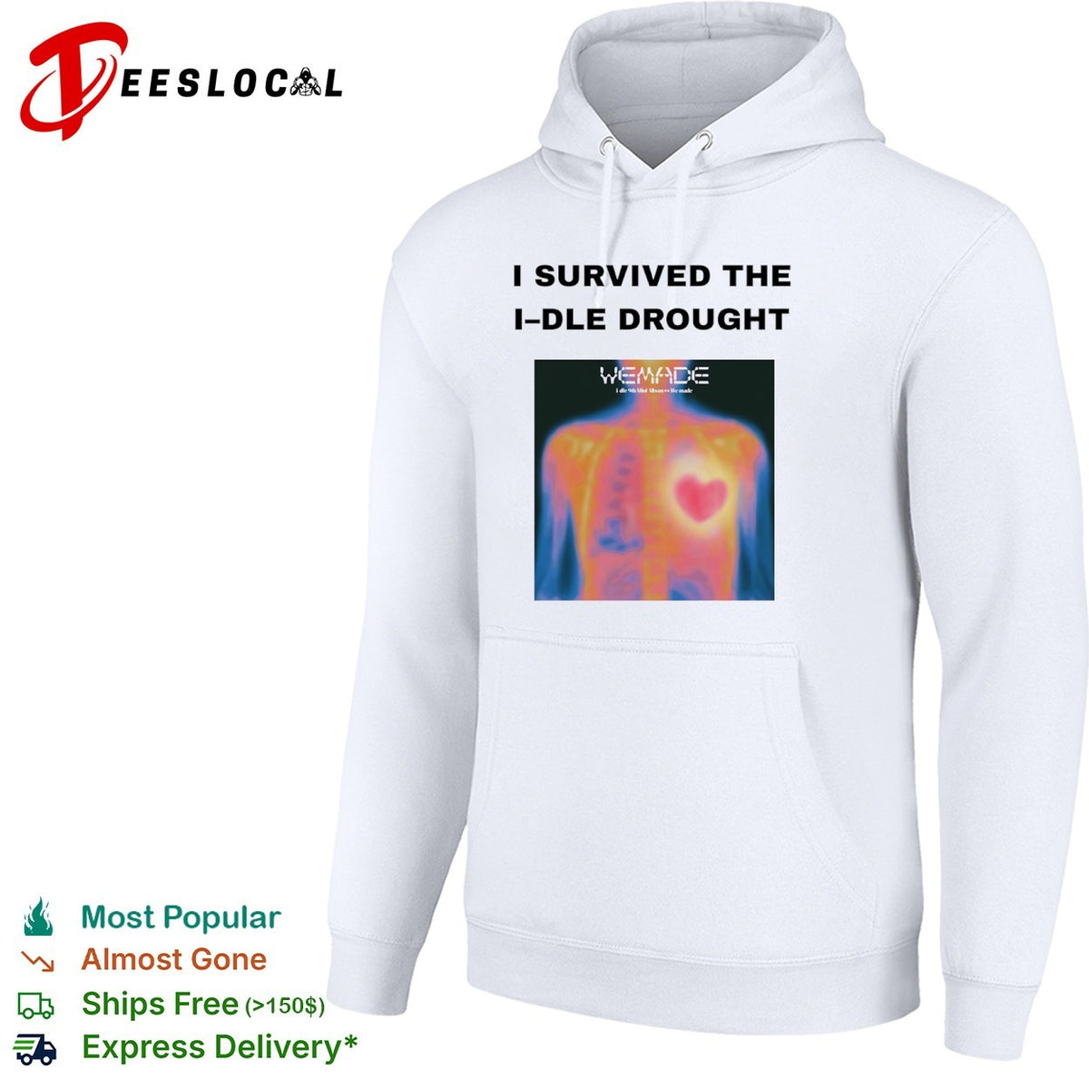 I Survived the I-dle Drought We Made i-dle 9th Mini Album Heart Scan shirt