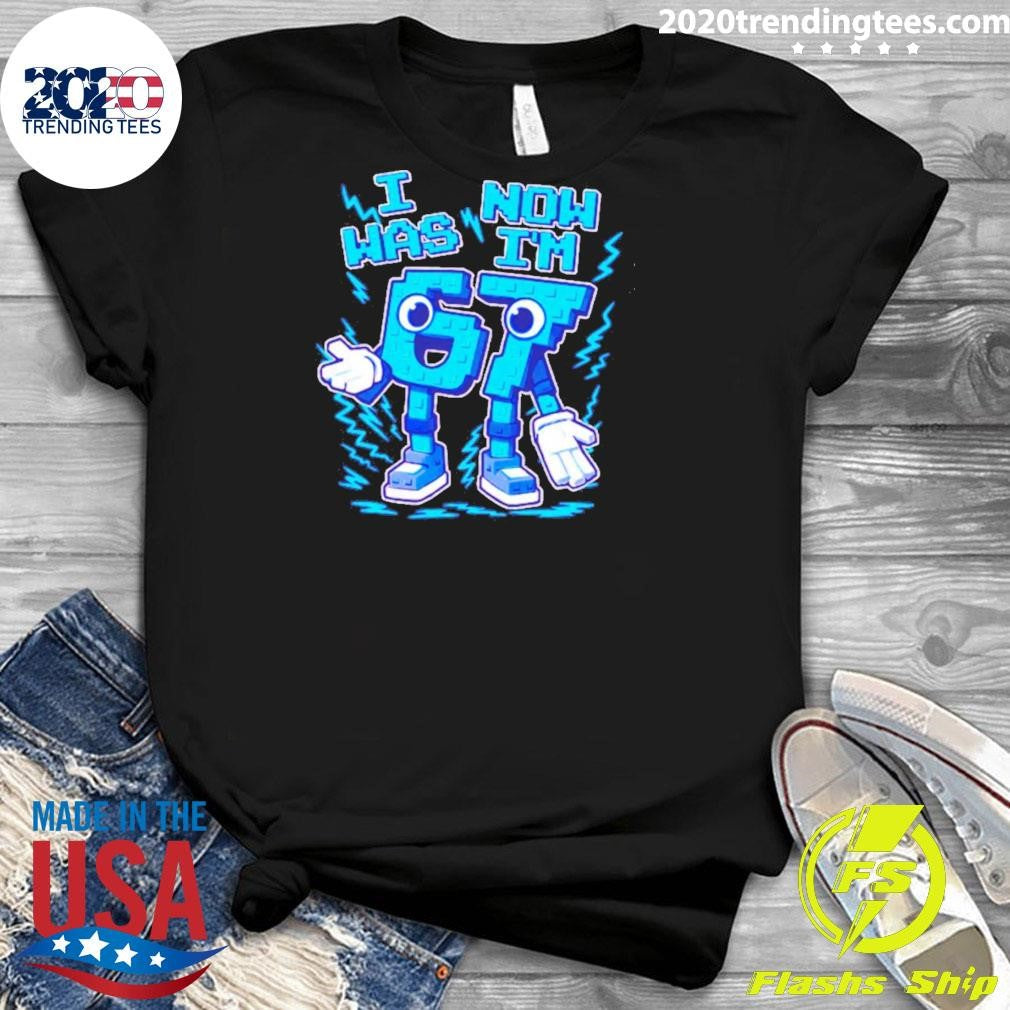 I Was 6 Now I’m 7 Six Seven 7 Years Old Birthday Brainrot Shirt