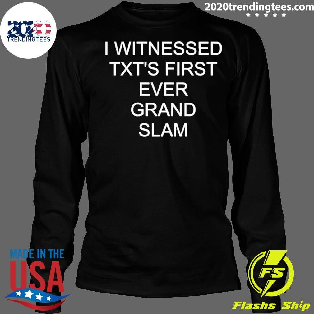 I Witnessed Txt’s First Ever Grand Slam Shirt