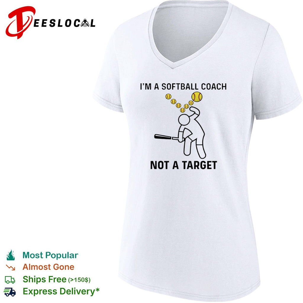 I am a Softball Coach not a Target baseball shirt
