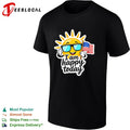 I am happy today sun with American flag patriotic Fourth of July independence shirt