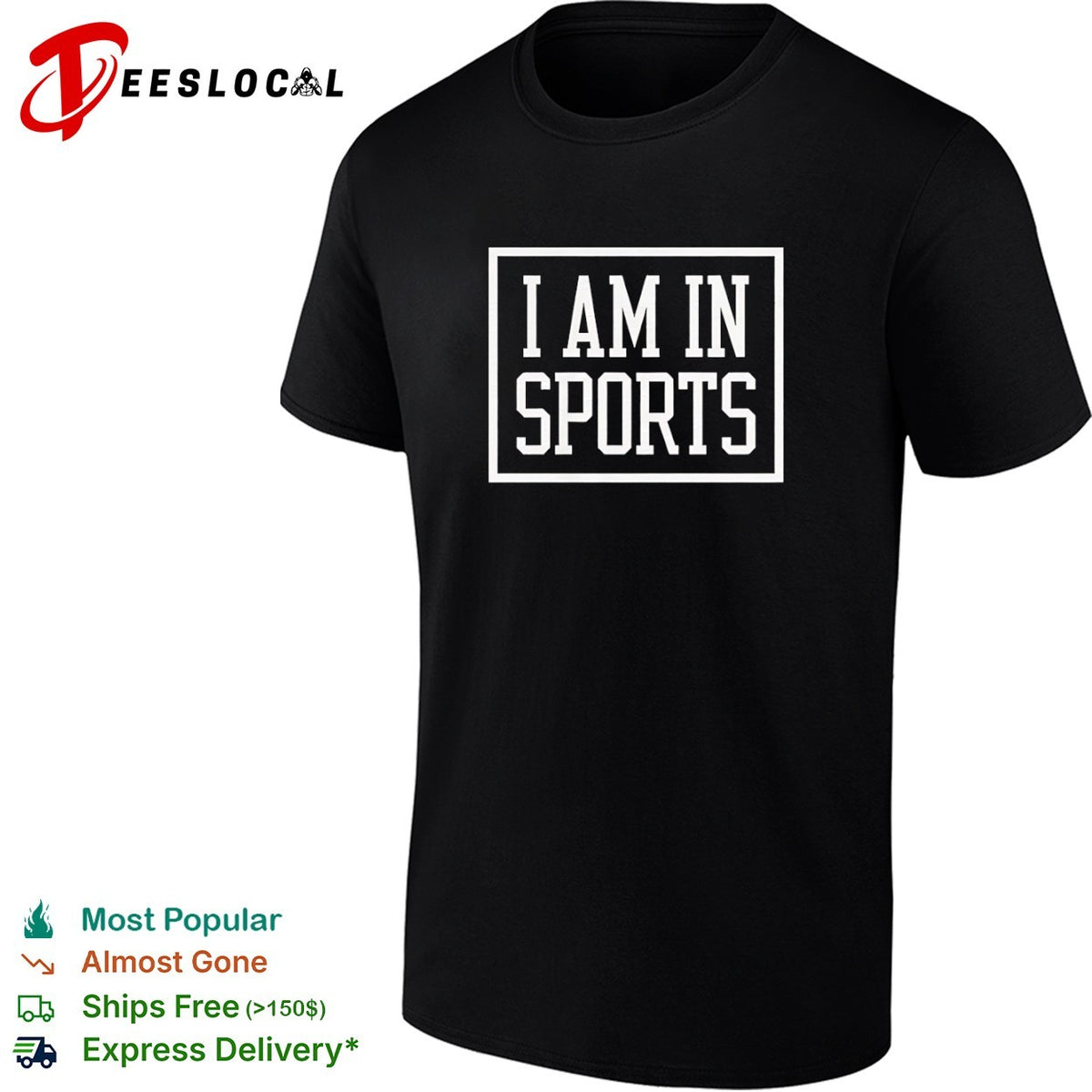 I am in sports shirt