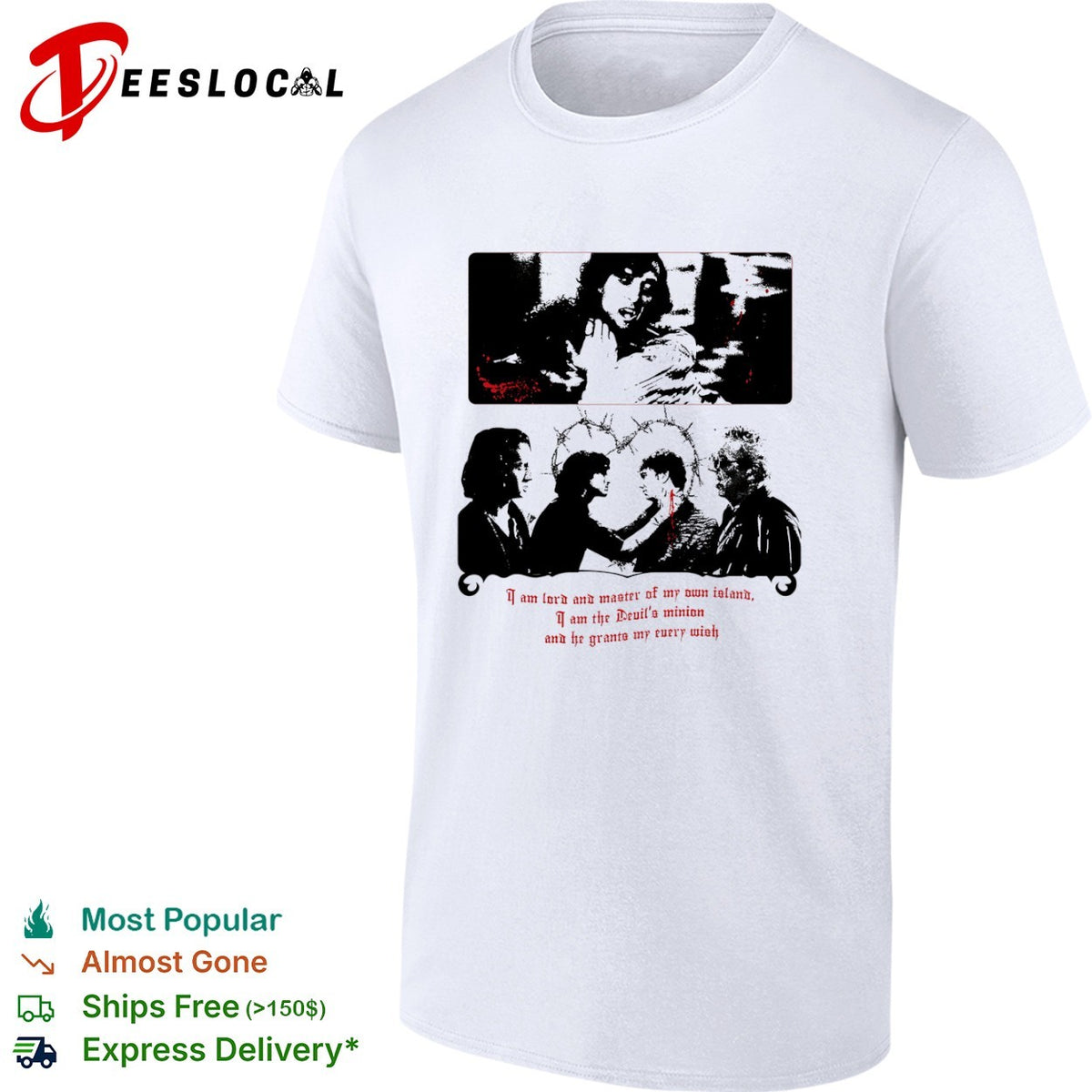 I am lord and master of my own shirt