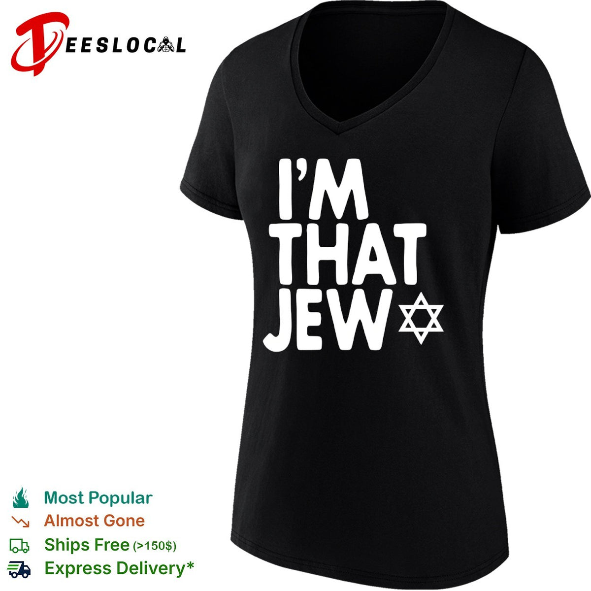 I am that Jew Star of David Jewish Heritage Pride Faith Religion Cultural shirt