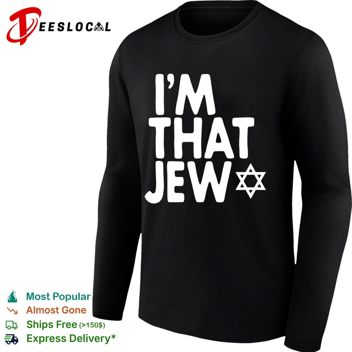 I am that Jew Star of David Jewish Heritage Pride Faith Religion Cultural shirt