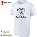 I can’t my kid has soccer shirt soccer ball heart star graphic sports apparel gift
