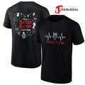 I have a Marilyn Manson addiction heartbeat signs shirt