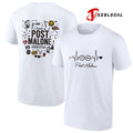 I have a Post Malone addiction heartbeat signs shirt