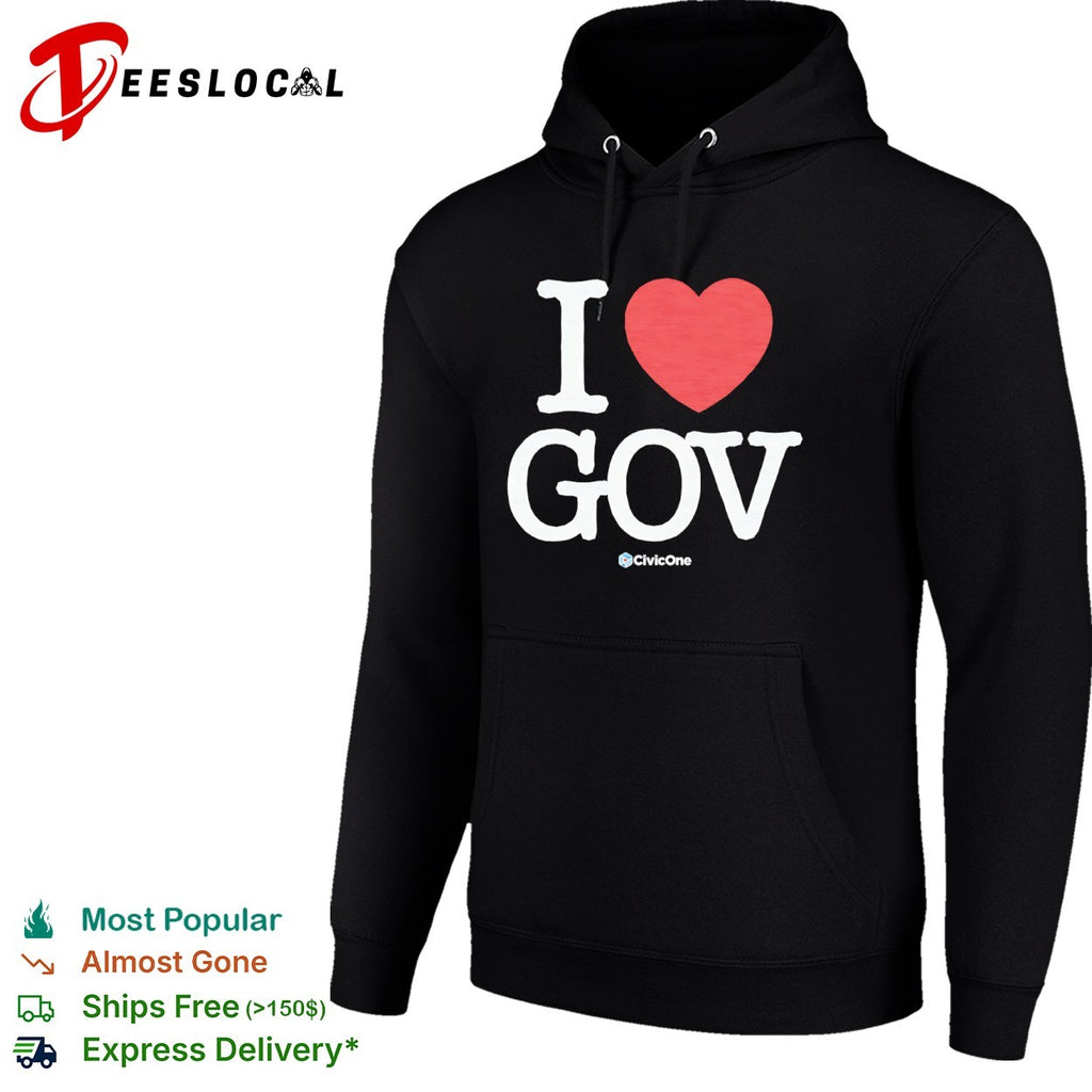 I heart gov shirt