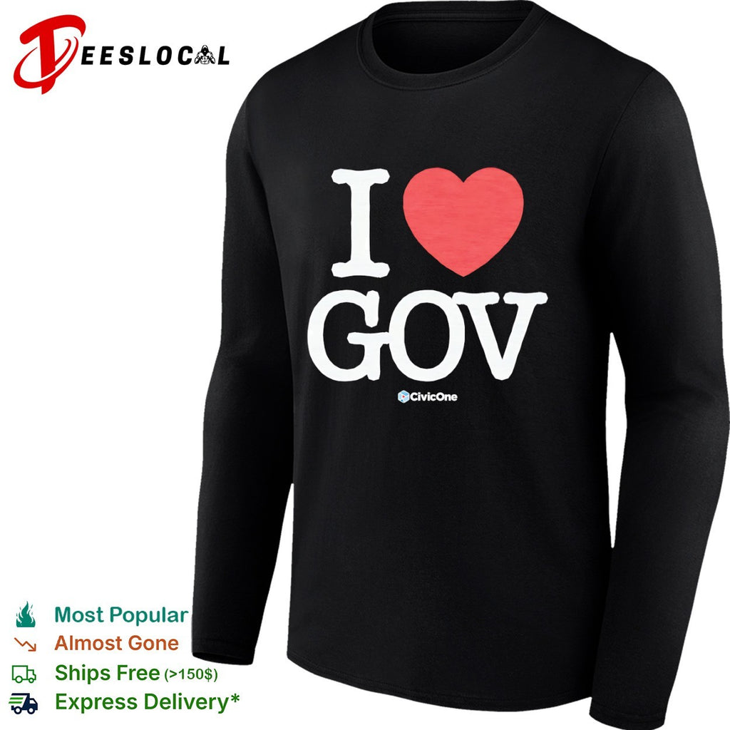 I heart gov shirt