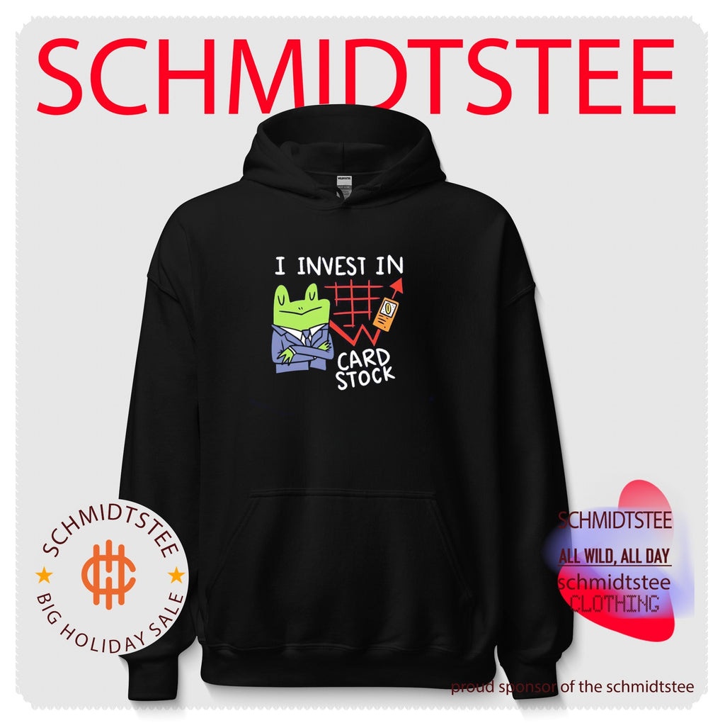 I invest in card stock cartoon frog stonk meme shirt