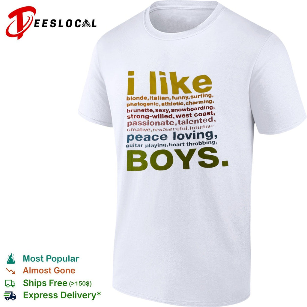 I like boys shirt