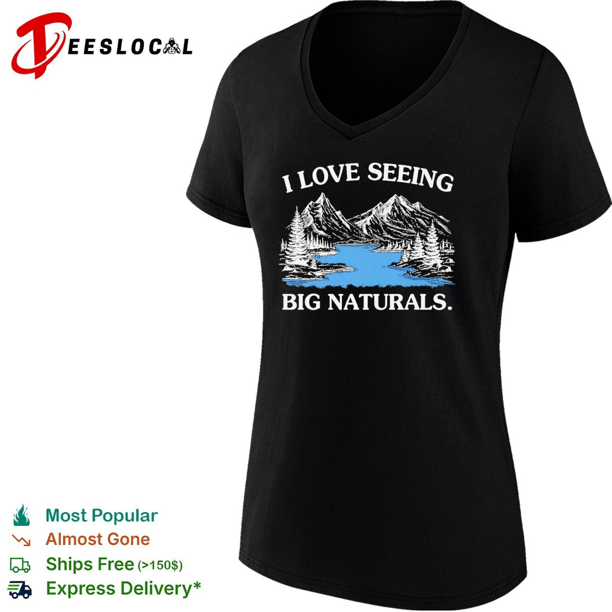 I love seeing big naturals landscape mountain scenery outdoors nature shirt