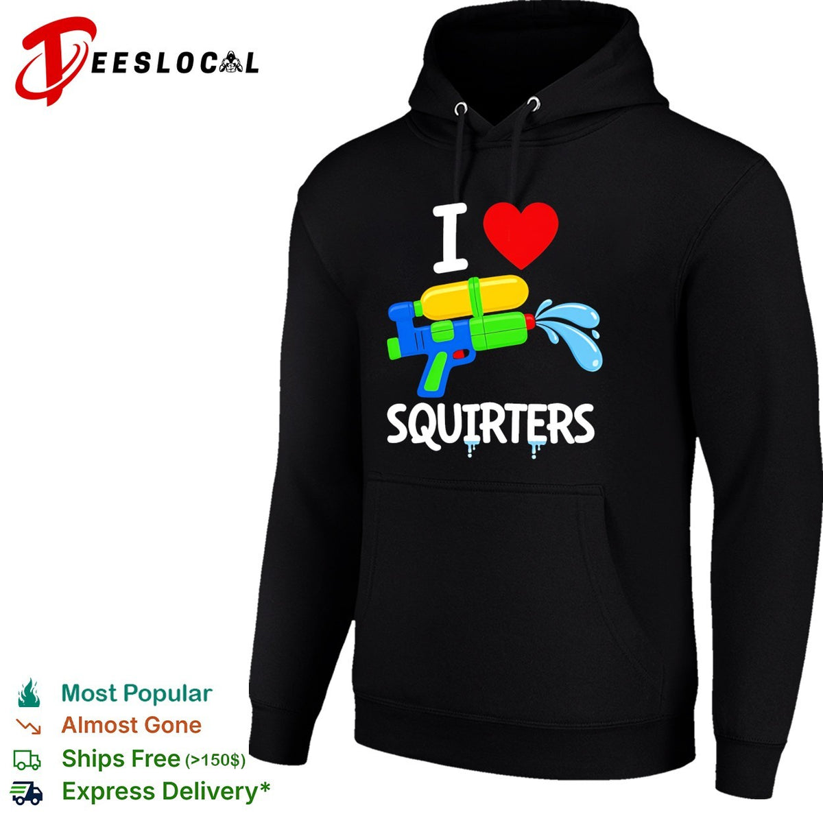 I love squirters water gun funny shirt
