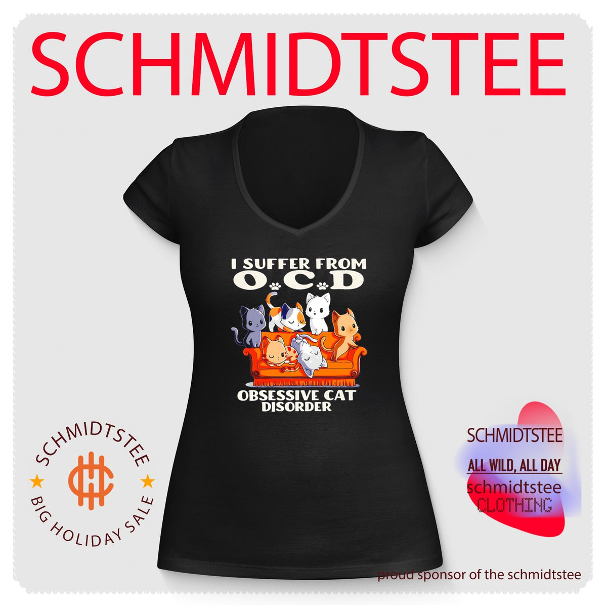 I suffer from ocd obsessive cat disorder shirt