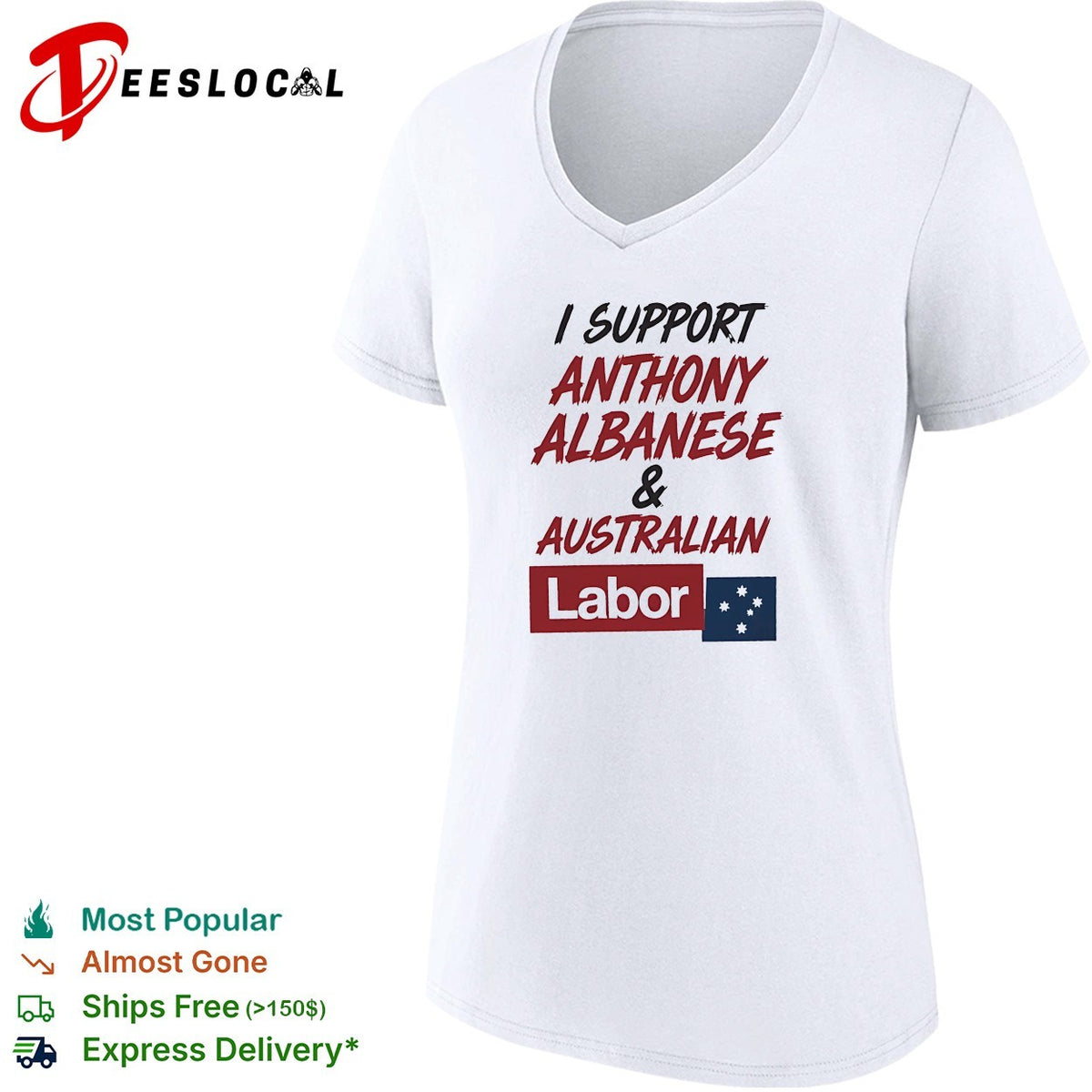 I support Anthony Albanese and Australian Labor political shirt