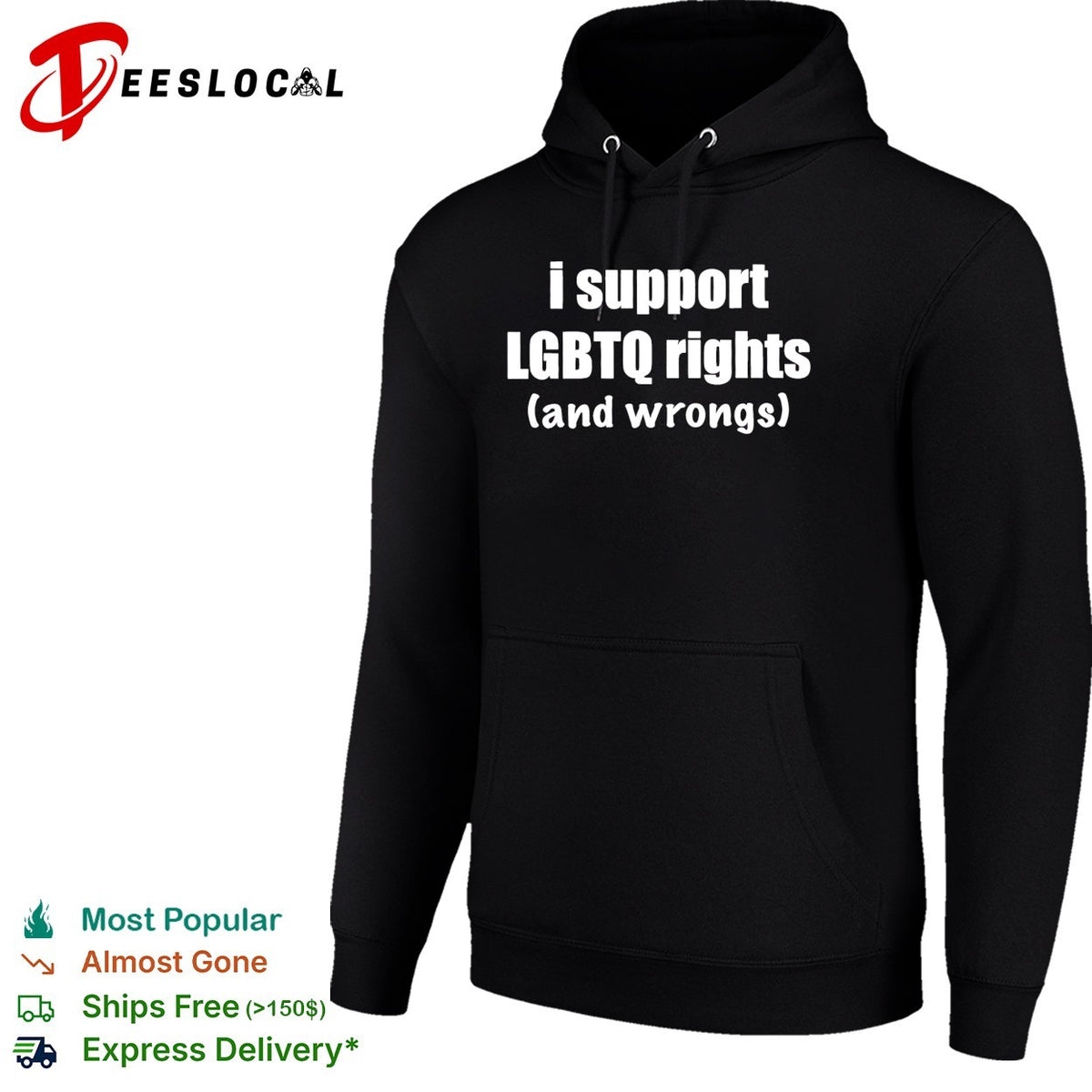 I support LGBTQ rights and wrongs Pride Month shirt