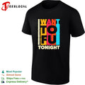 I want tofu tonight funny food pun novelty vegetarian plant based diet humor shirt