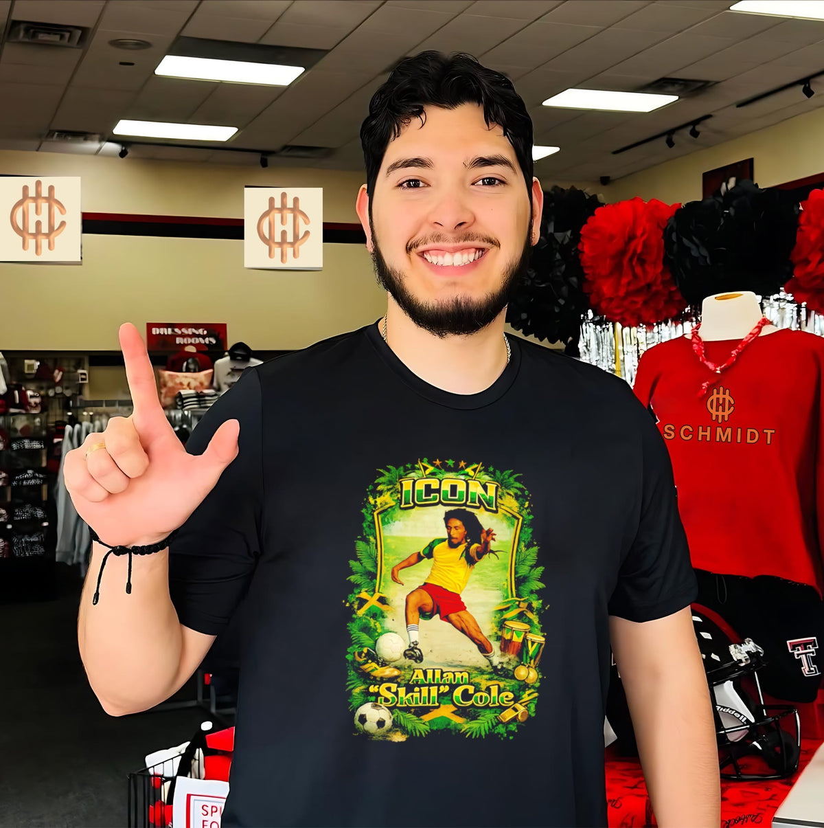 ICON Allan ‘Skill’ Cole Jamaica Football shirt