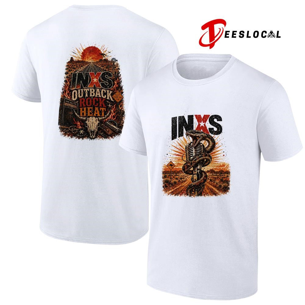 INXS outback rock heat graphic shirt