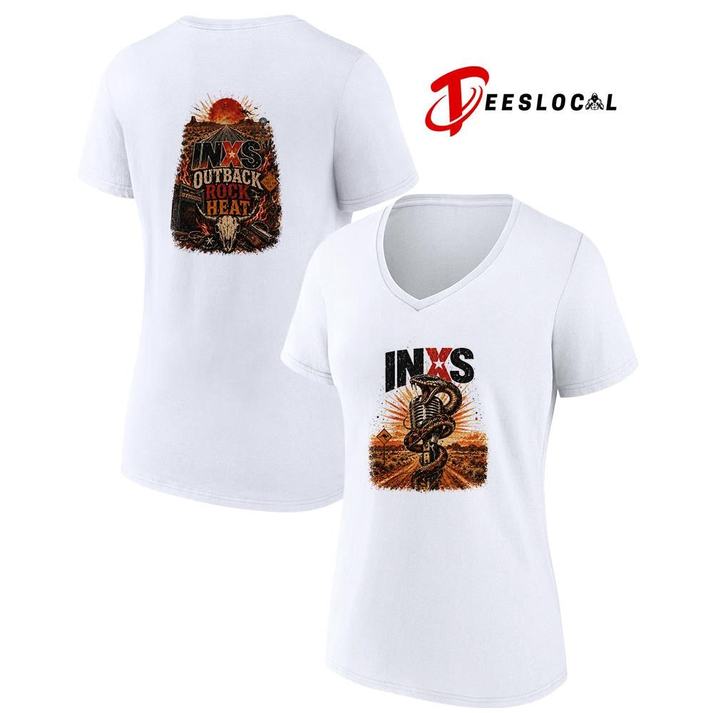 INXS outback rock heat graphic shirt