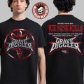 Ice Nine Kills Grave Diggler X Ready Or Not 2 Here I Come Merch Classic Shovel Logo Two Sided T-Shirt