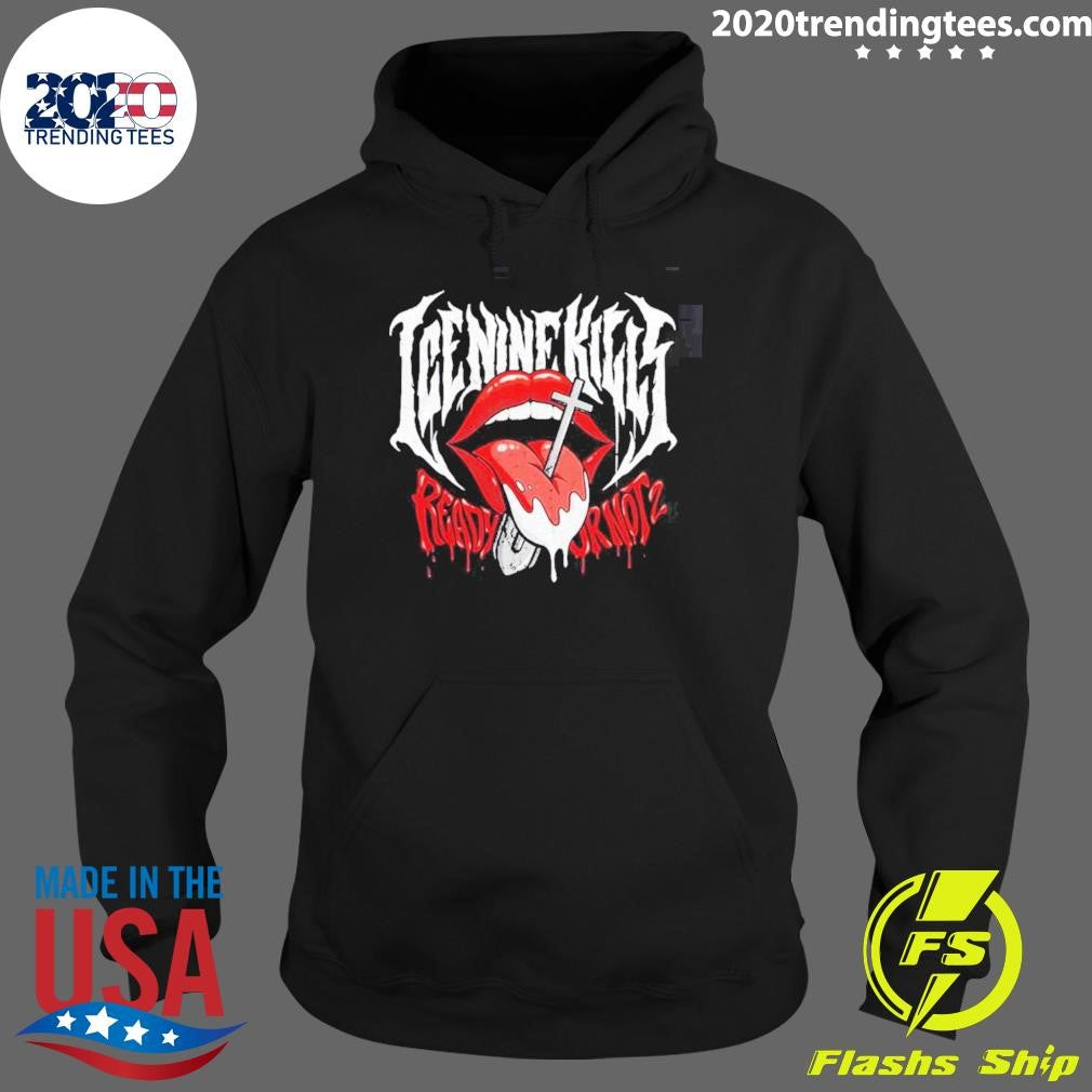 Ice Nine Kills Grave Diggler X Ready Or Not 2 Here I Come Merch Tongue Shovel Shirt