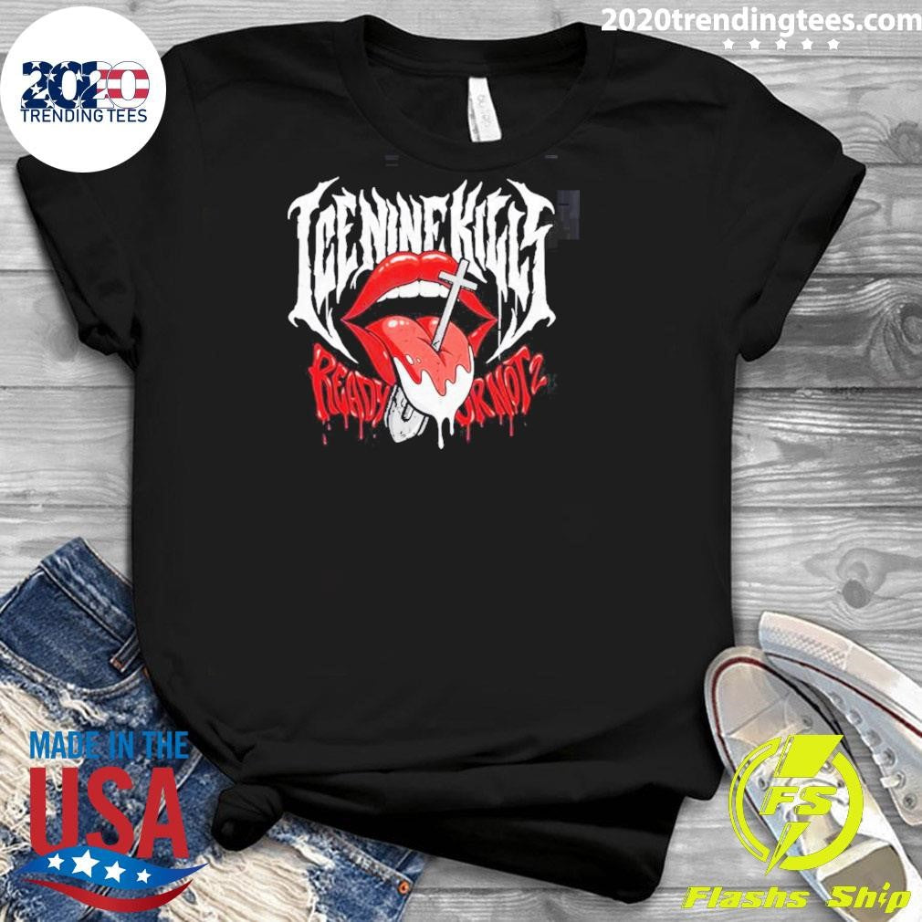 Ice Nine Kills Grave Diggler X Ready Or Not 2 Here I Come Merch Tongue Shovel Shirt