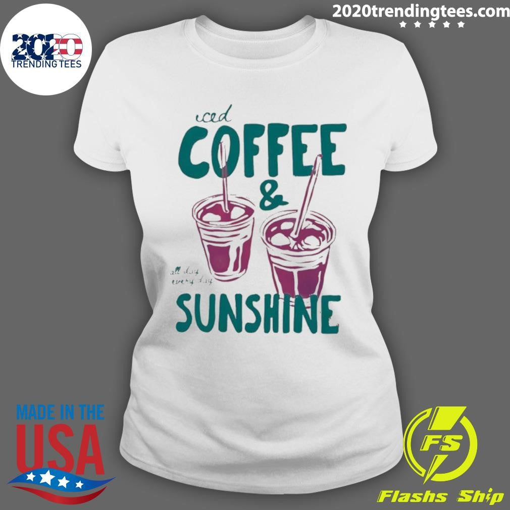 Iced Coffee And Sunshine Art Shirt