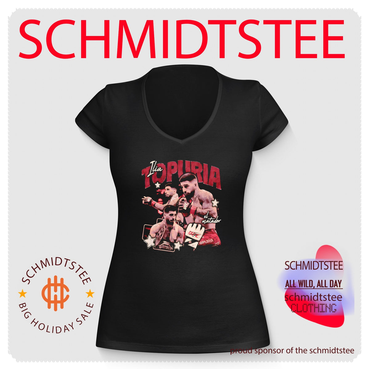 Ilia Topuria El Matador UFC Champion 2026 shirt